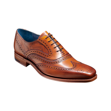 Barker McClean - Antique Rosewood Calf / Paisley Laser