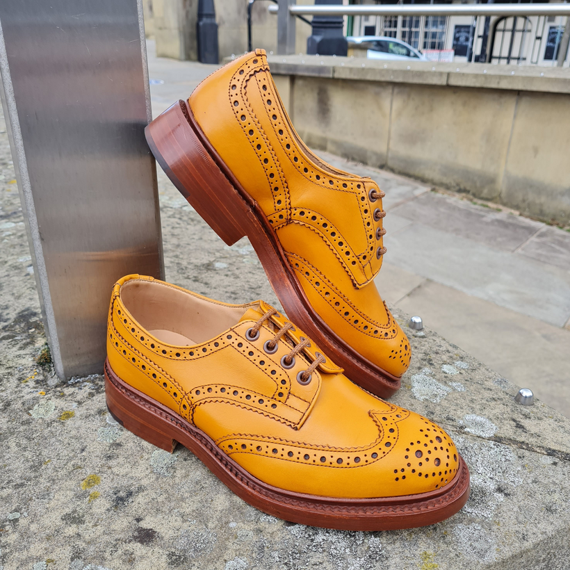 Trickers Bourton - Acorn Antique / Leather Sole – The Shoe