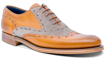 Barker Abingdon - Cedar Calf/ Polo Suede