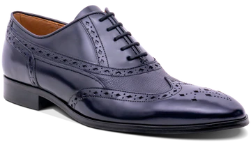 Barker Bampton - Navy Hi Shine / Grain