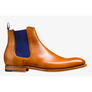 Barker Hopper - Cedar Calf / Navy Elastic