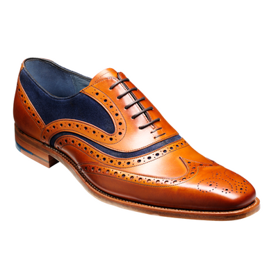 Barker McClean - Cedar Calf / Blue Suede