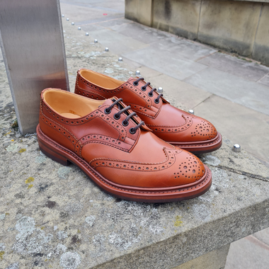 Trickers Bourton - Marron Antique Dainite or Leather Sole