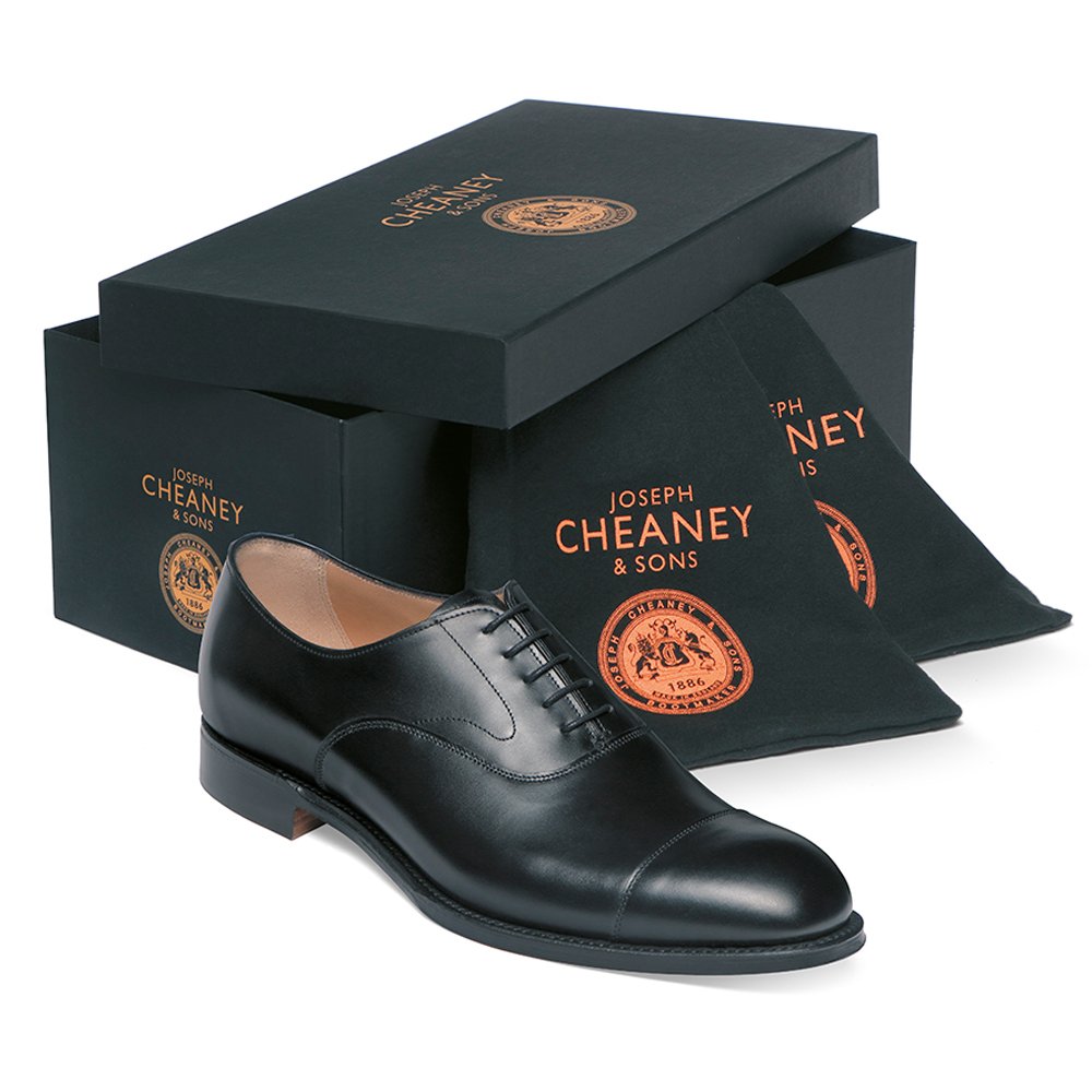 Cheaney Alfred Black F Fitting - Main Image