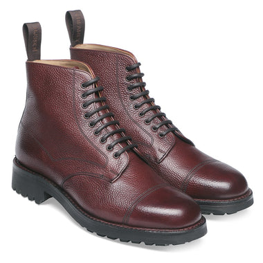 Cheaney Pennine C - Burgundy Grain
